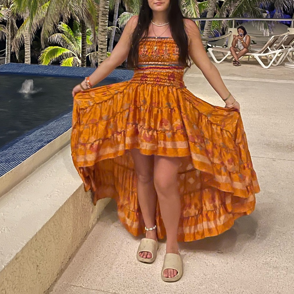 Orange dress